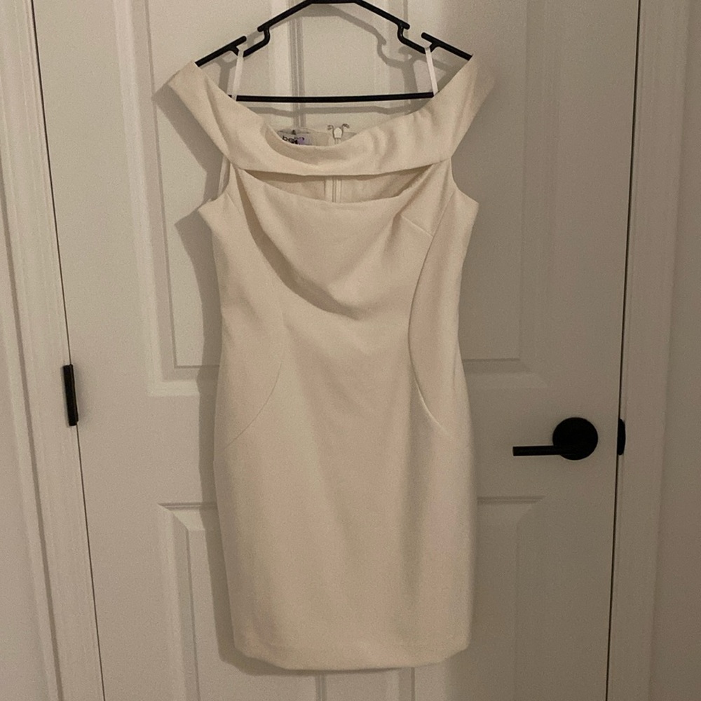 Bebe - White Off The Shoulder Dress